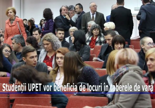 Studenții UPET vor beneficia de locuri în taberele de vară